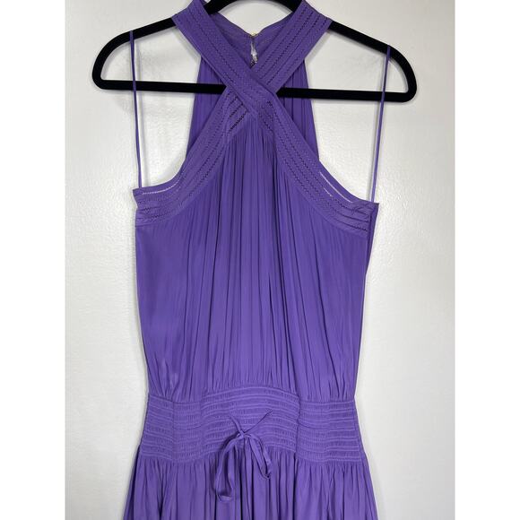 New Ramy Brook Ziggy Halter Short Dress Passion Purple Women's Resort Club - Picture 4 of 10